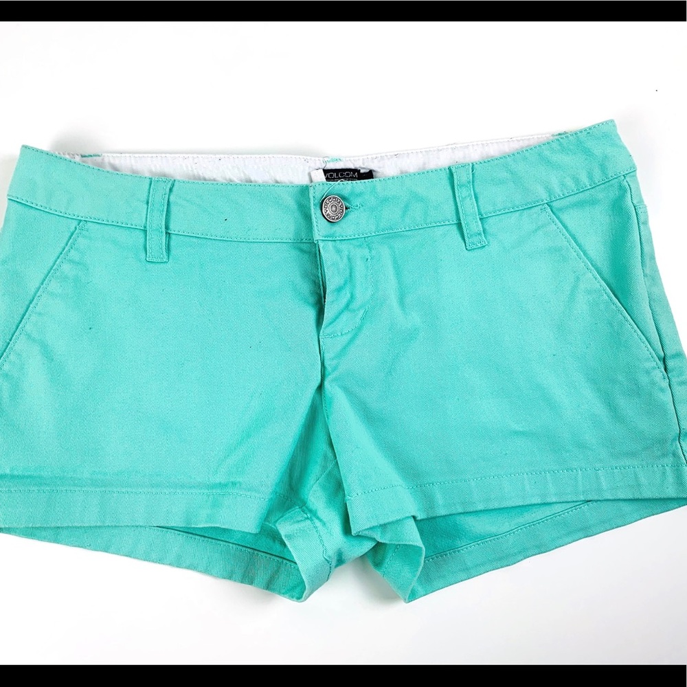 Volcom Mint green shorts